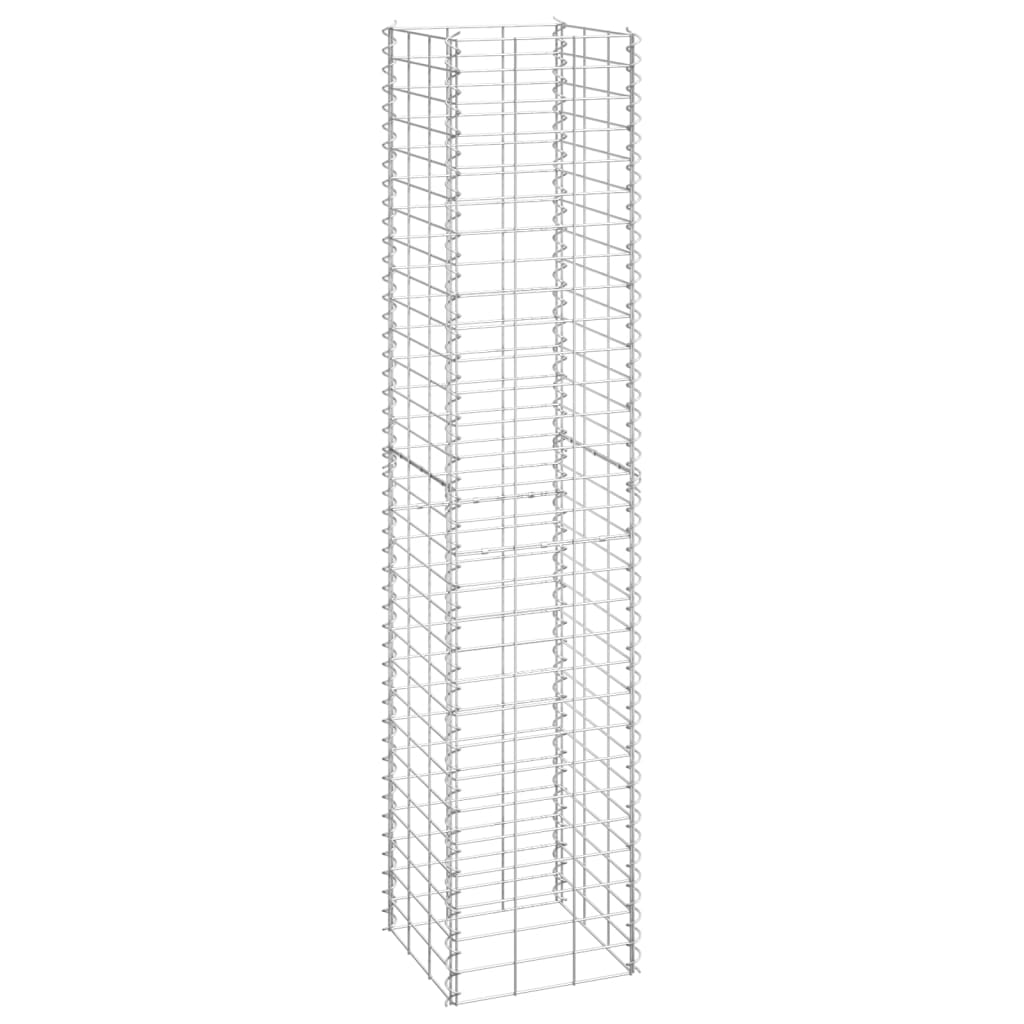 vidaXL Gabion Raised Beds 3 pcs 30x30x150 cm Iron