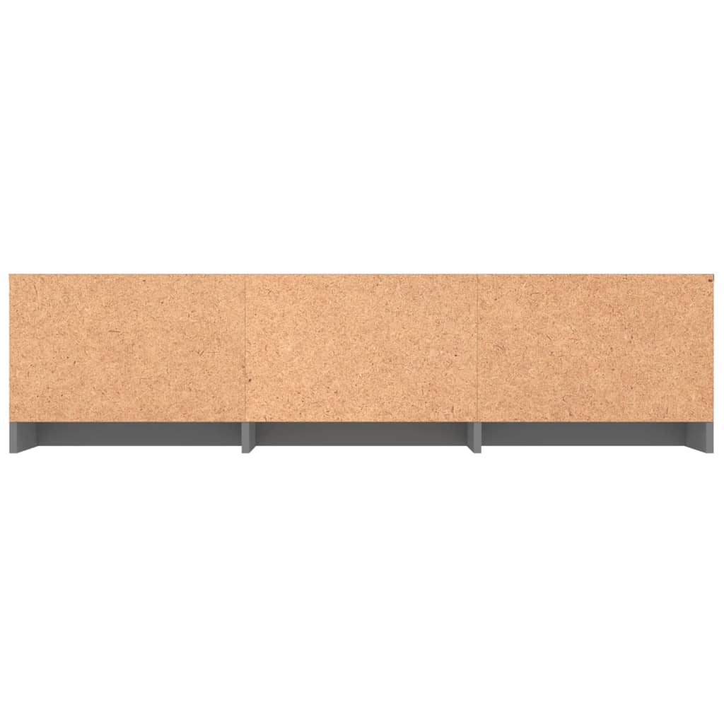 vidaXL TV Cabinet Grey 140x40x35.5 cm Engineered Wood