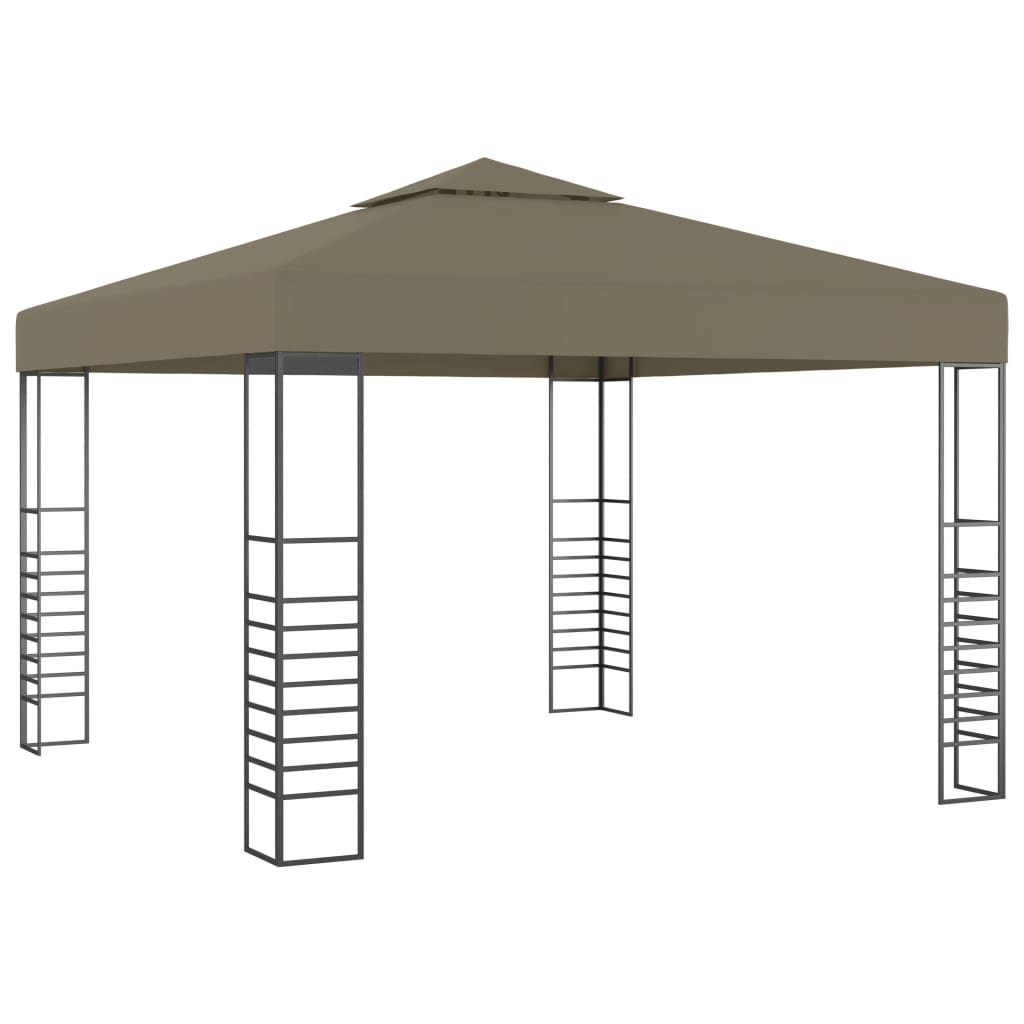 vidaXL Garden Marquee 3x3 m Taupe 180 g/m²