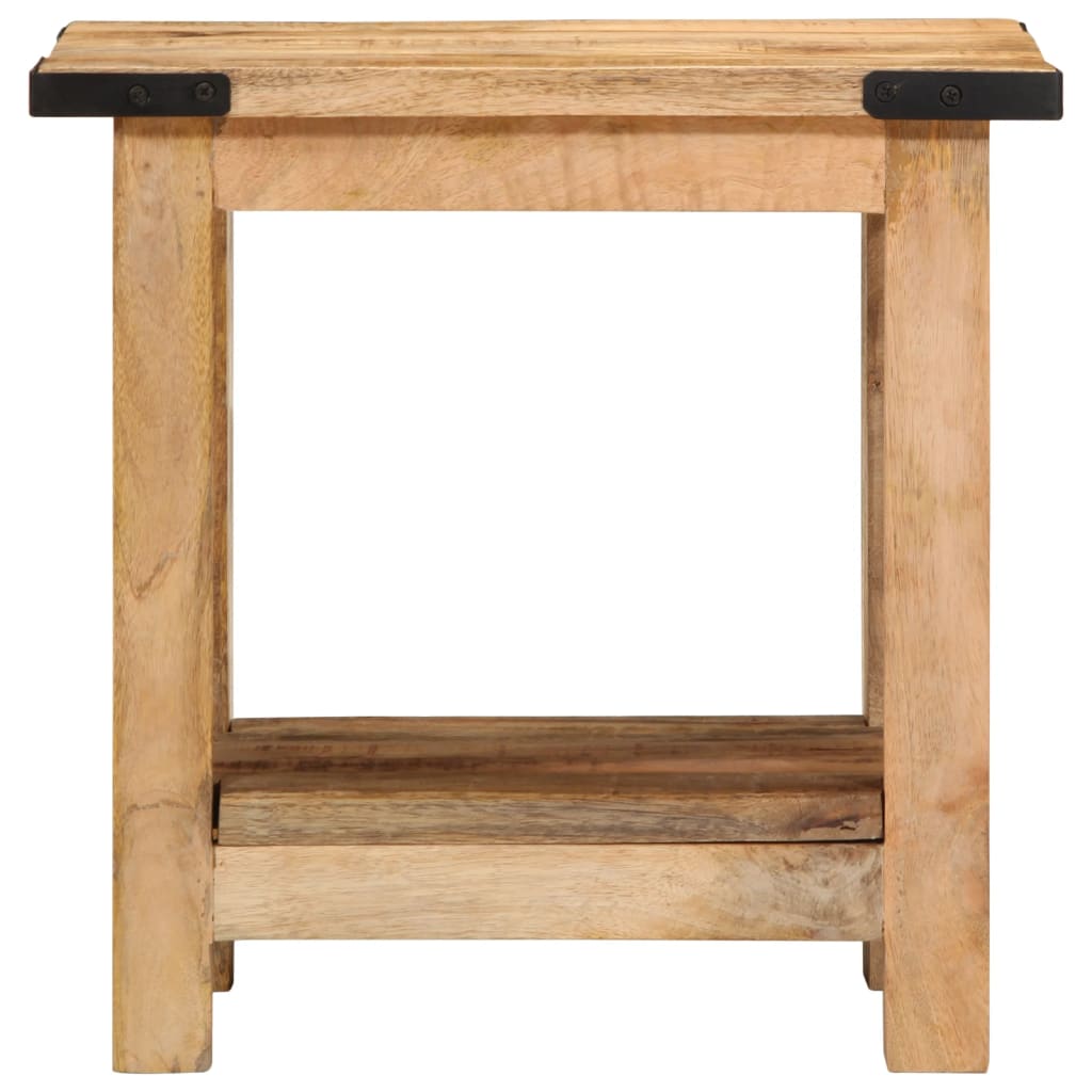 vidaXL Side Table 40x30x40 cm Solid Rough Wood Mango