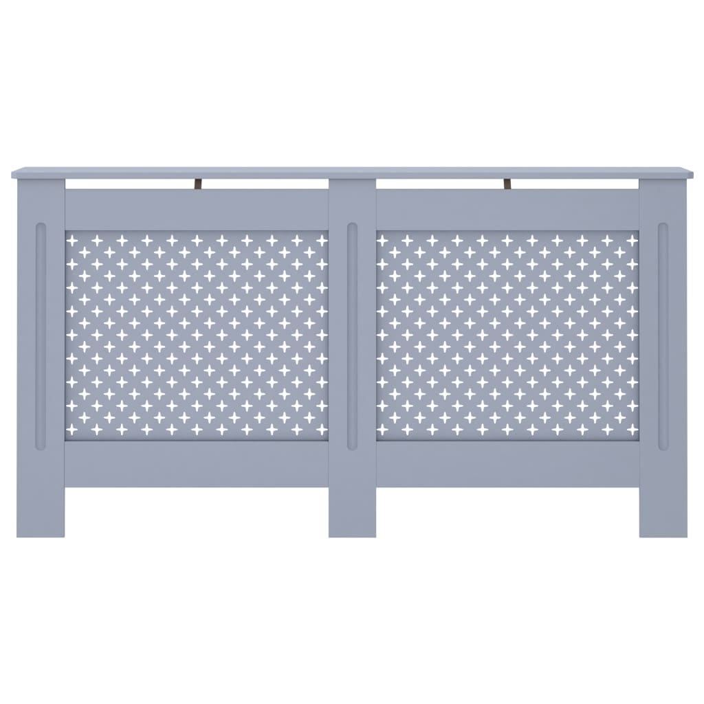 vidaXL Radiator Cover Anthracite 152x19x81.5 cm MDF