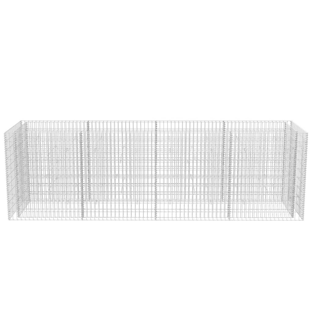 vidaXL Gabion Raised Bed Steel 360x90x100 cm