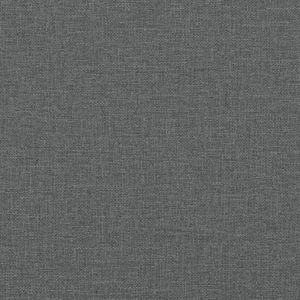 vidaXL 2 Piece Sofa Set with Cushions Dark Grey Fabric