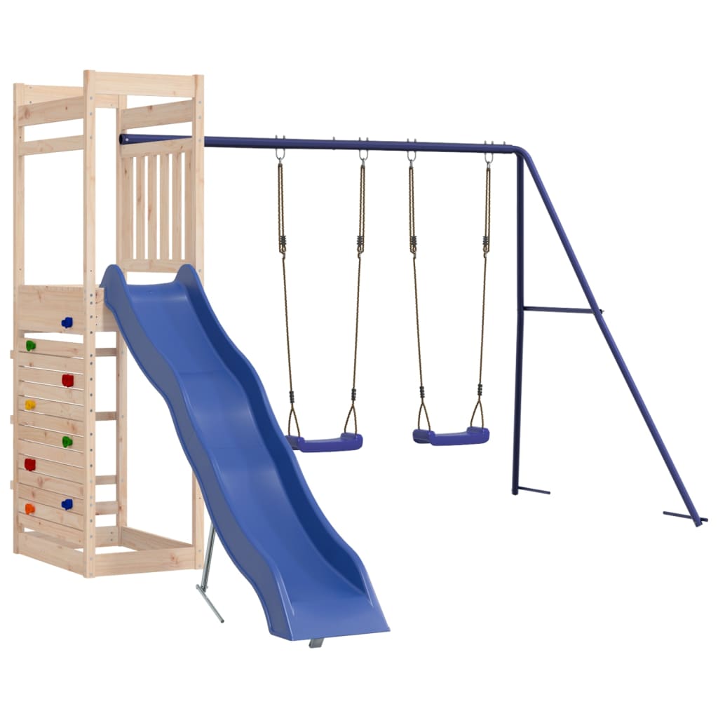 vidaXL Outdoor Playset Solid Wood Pine