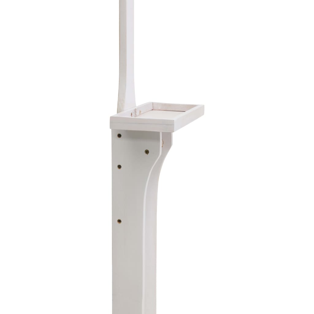 vidaXL Garden Shower White Wood