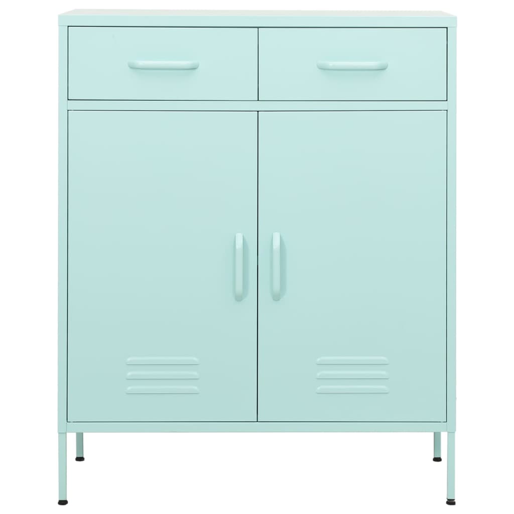 vidaXL Storage Cabinet Mint 80x35x101.5 cm Steel