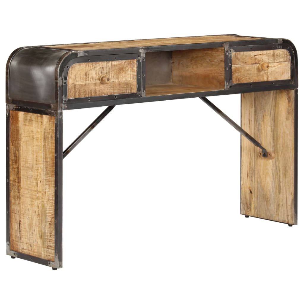 vidaXL Sideboard 120x30x75 cm Solid Mango Wood