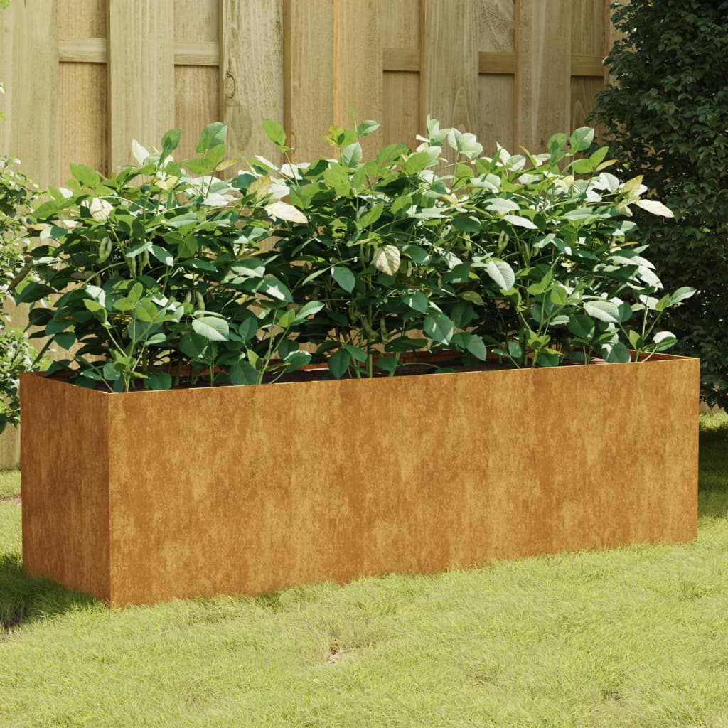 vidaXL Garden Raised Bed 120x40x40 cm Corten Steel