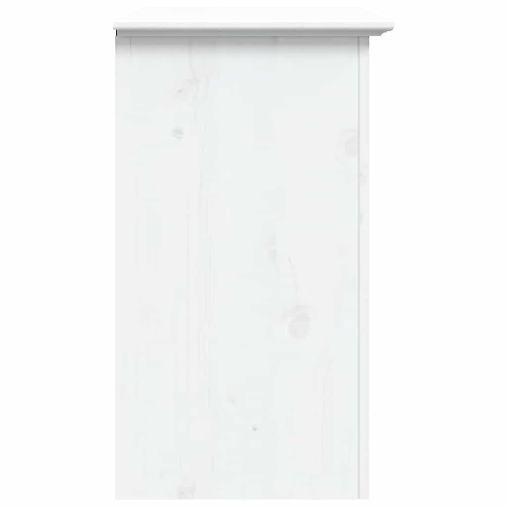 vidaXL Bedside Cabinet BODO White 53x38.5x66 cm Solid Wood Pine