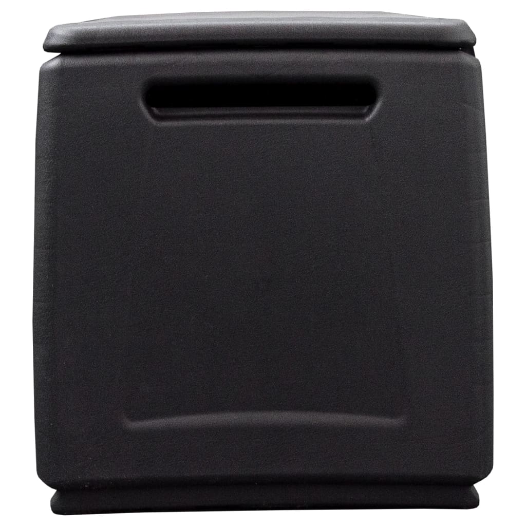 vidaXL Garden Storage Box 96x53x57 cm 230 L Dark Grey and Black