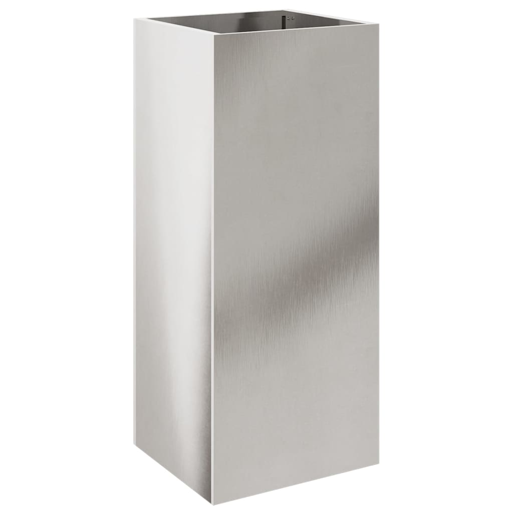 vidaXL Planter Silver 32x29x75 cm Stainless Steel