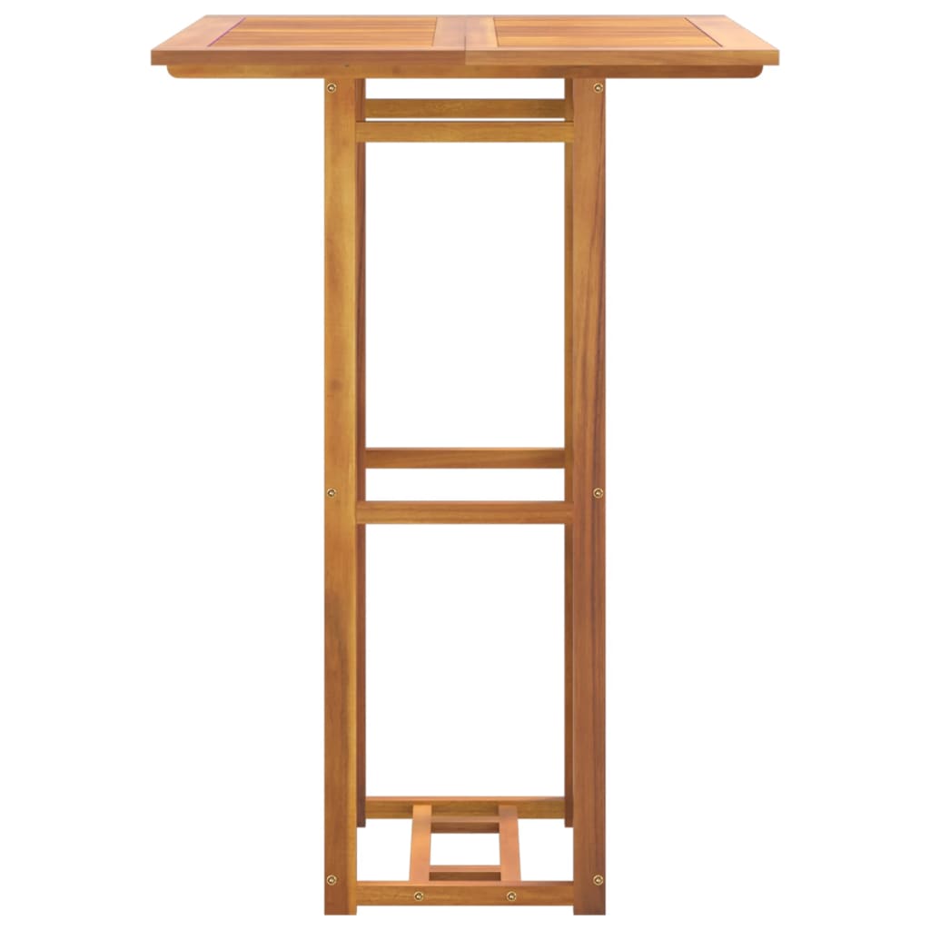 vidaXL 5 Piece Outdoor Bar Set Solid Wood Acacia