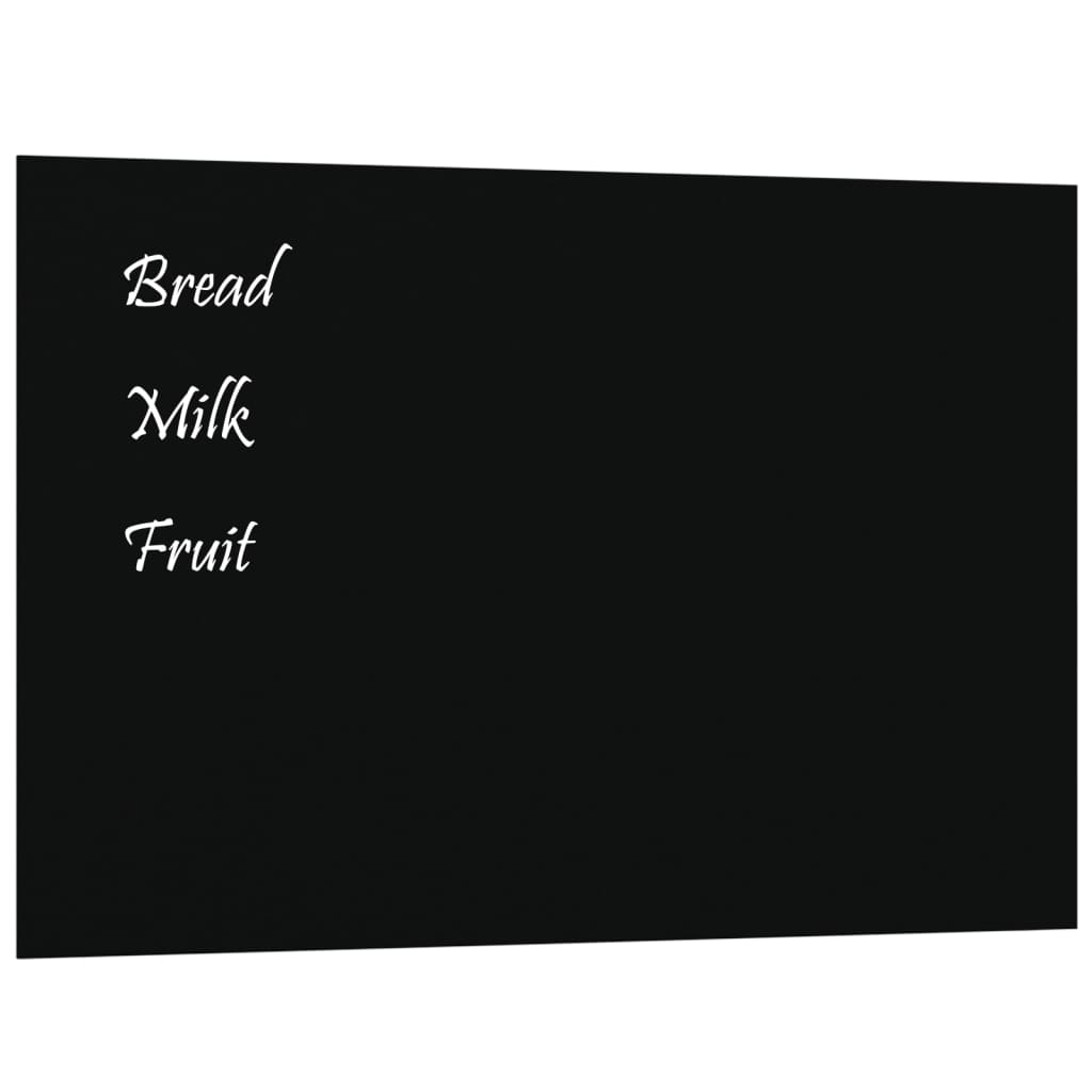 vidaXL Wall Mounted Magnetic Blackboard Glass 60x40 cm