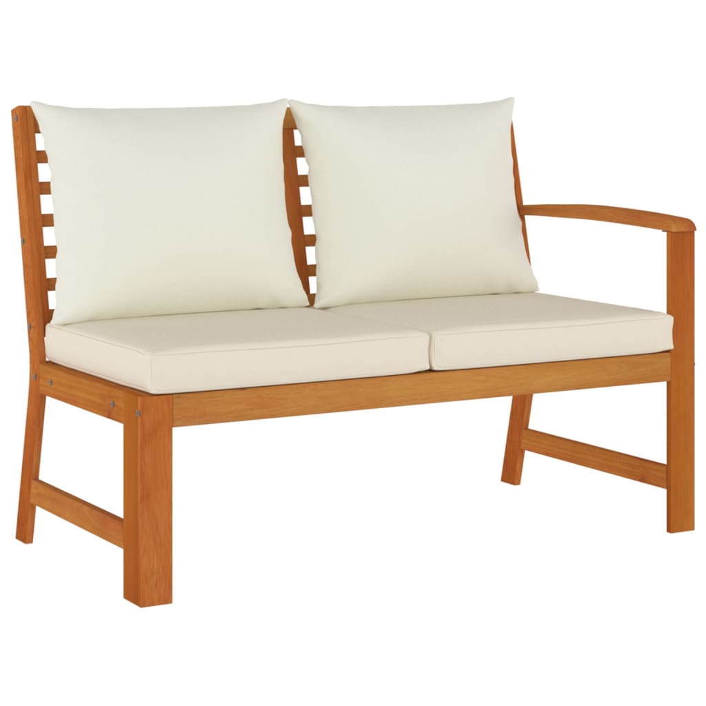 vidaXL 7 Piece Garden Dining Set with Cushions Solid Wood Acacia