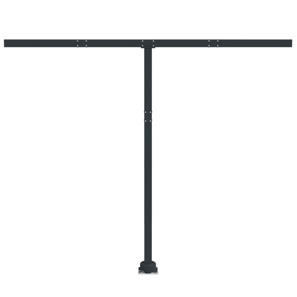 vidaXL Awning Post Set Anthracite 300x245 cm Iron