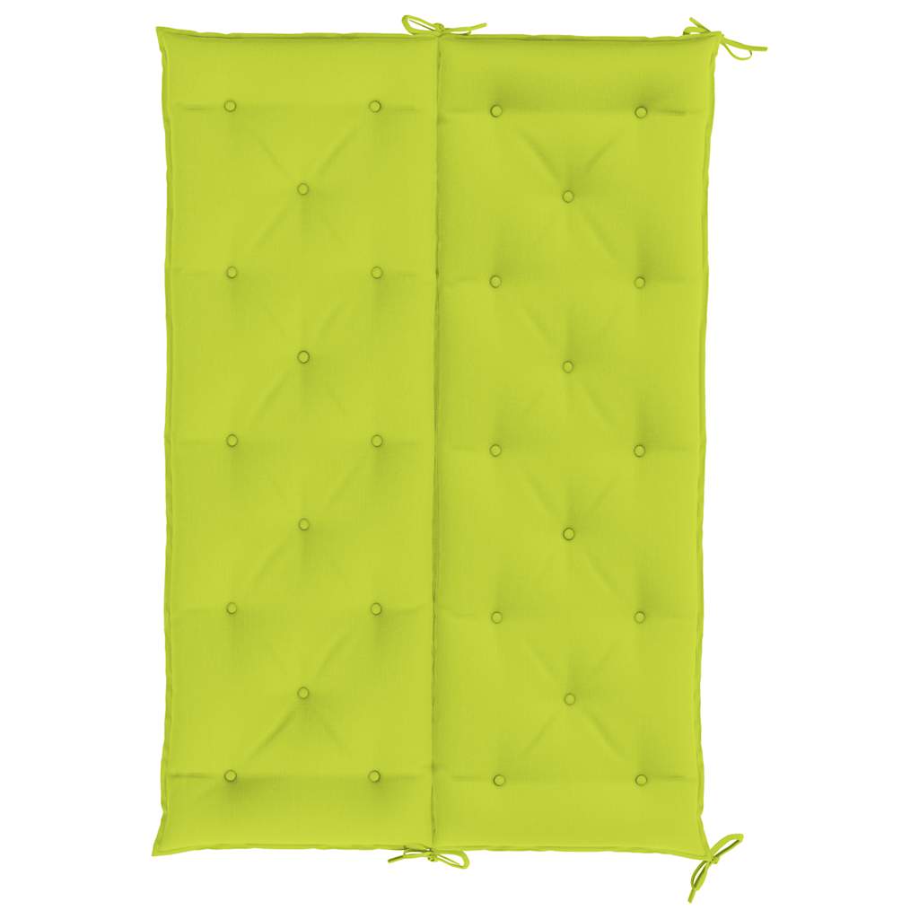 vidaXL Garden Bench Cushion Bright Green 150x(50+50)x7cm Oxford Fabric