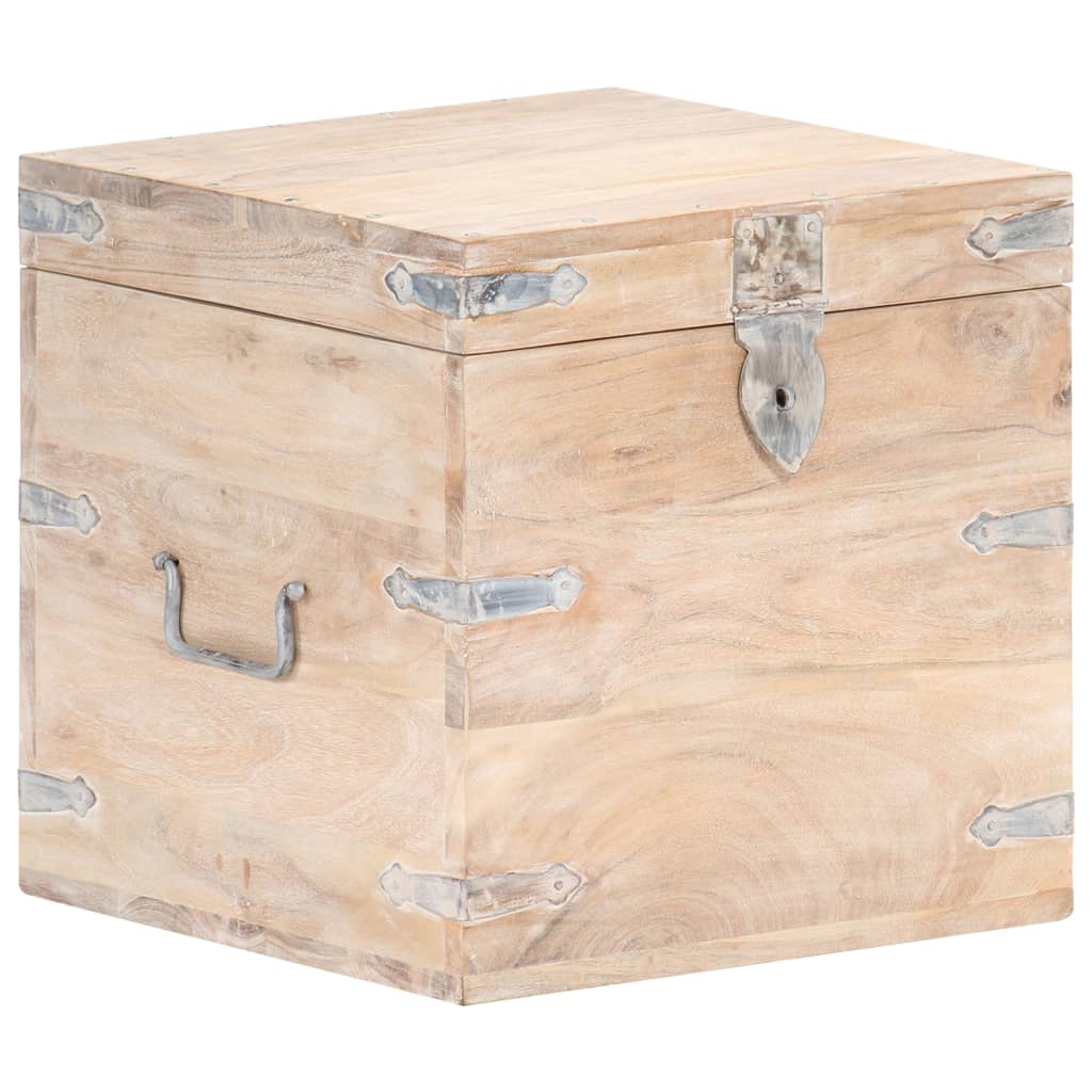 vidaXL Chest 40x40x40 cm Solid Acacia Wood