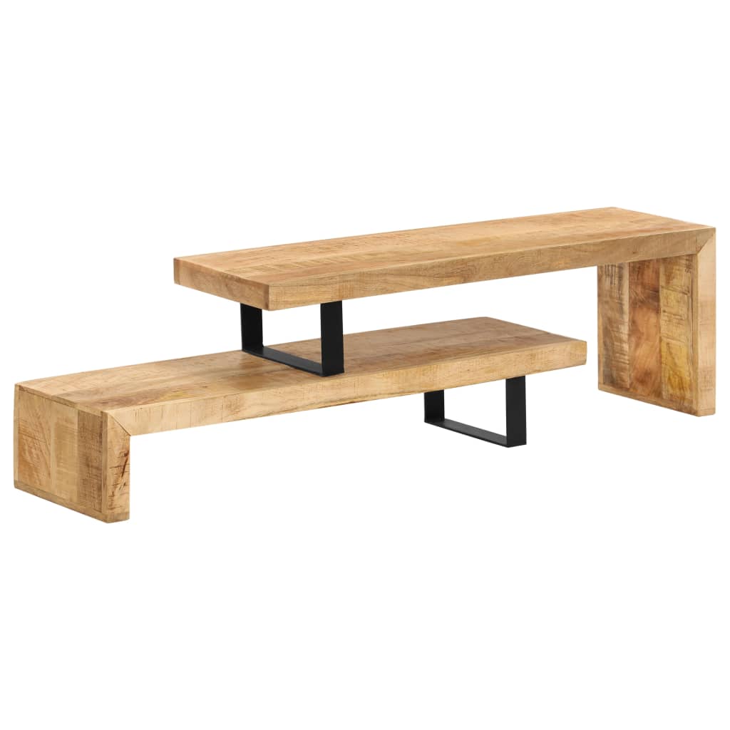 vidaXL TV Stand Solid Mango Wood