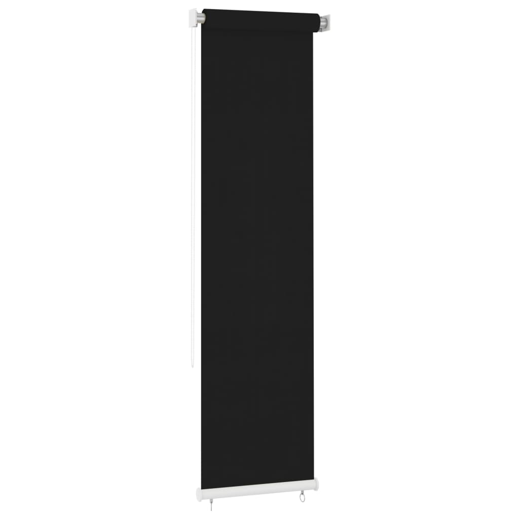vidaXL Outdoor Roller Blind 60x230 cm Black HDPE