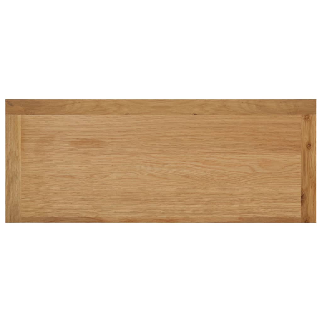 vidaXL Wine Cabinet for 11 Bottles 80x32x80 cm Solid Oak Wood
