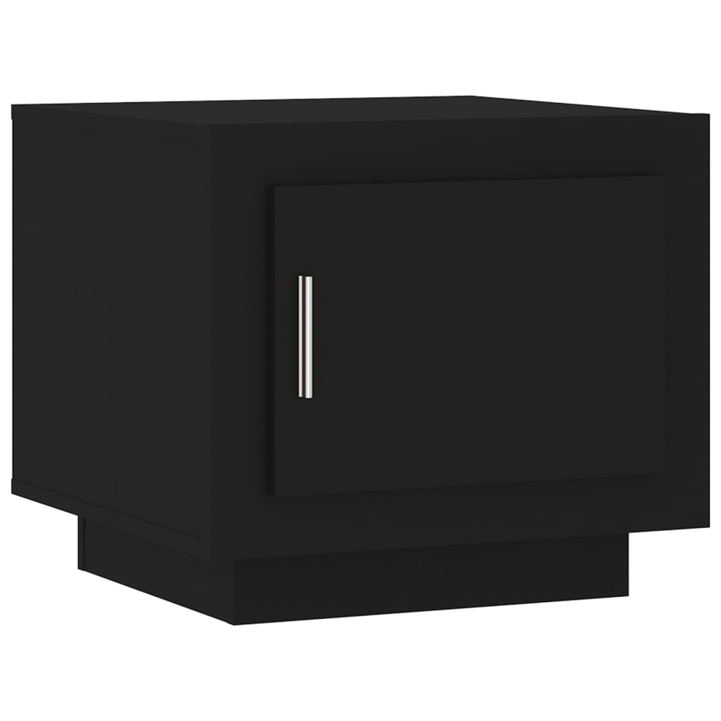 vidaXL Coffee Table Black 51x50x45 cm Engineered Wood