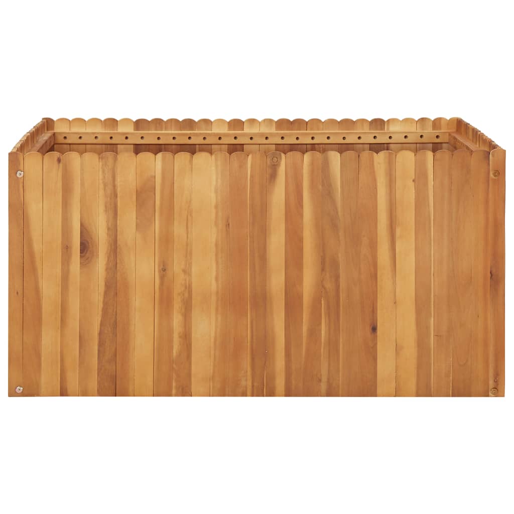 vidaXL Garden Raised Bed 100x100x50 cm Solid Acacia Wood