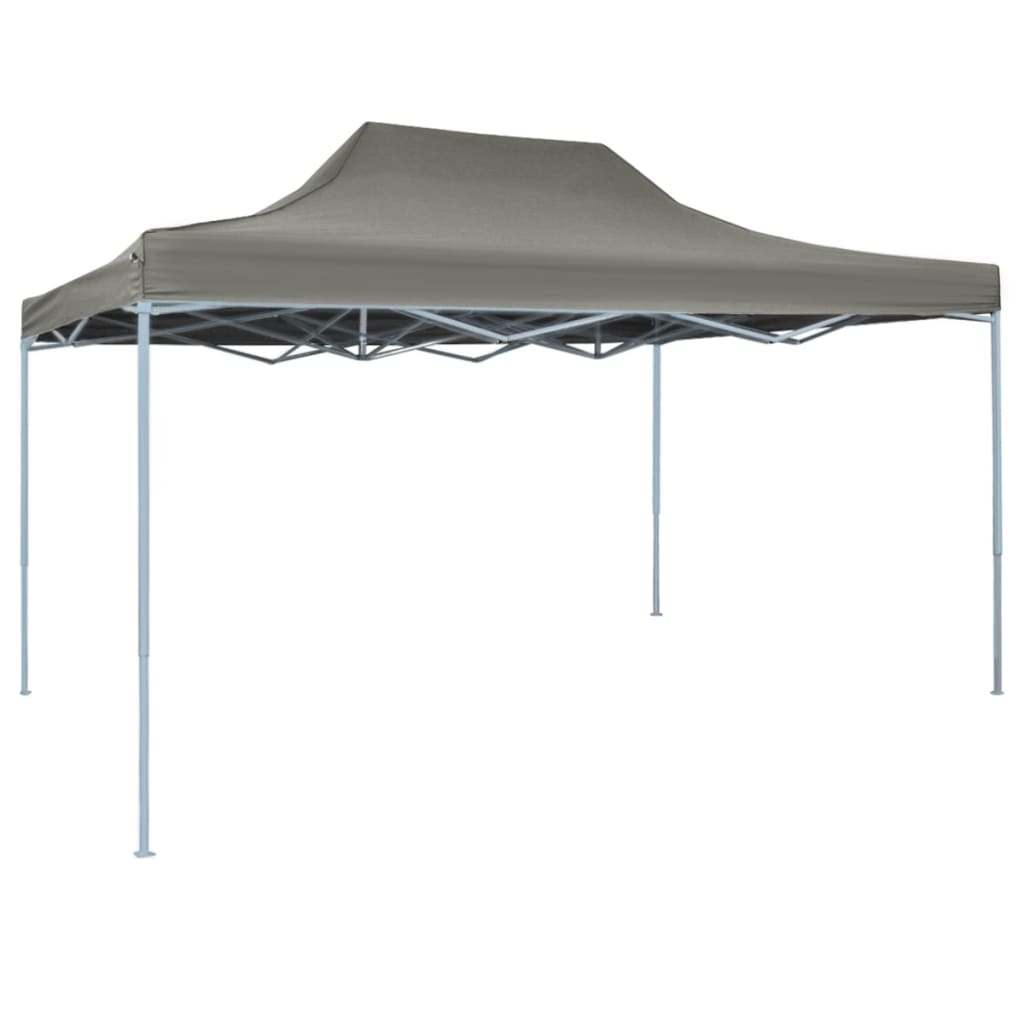 vidaXL Foldable Tent Pop-Up 3x4.5 m Anthracite