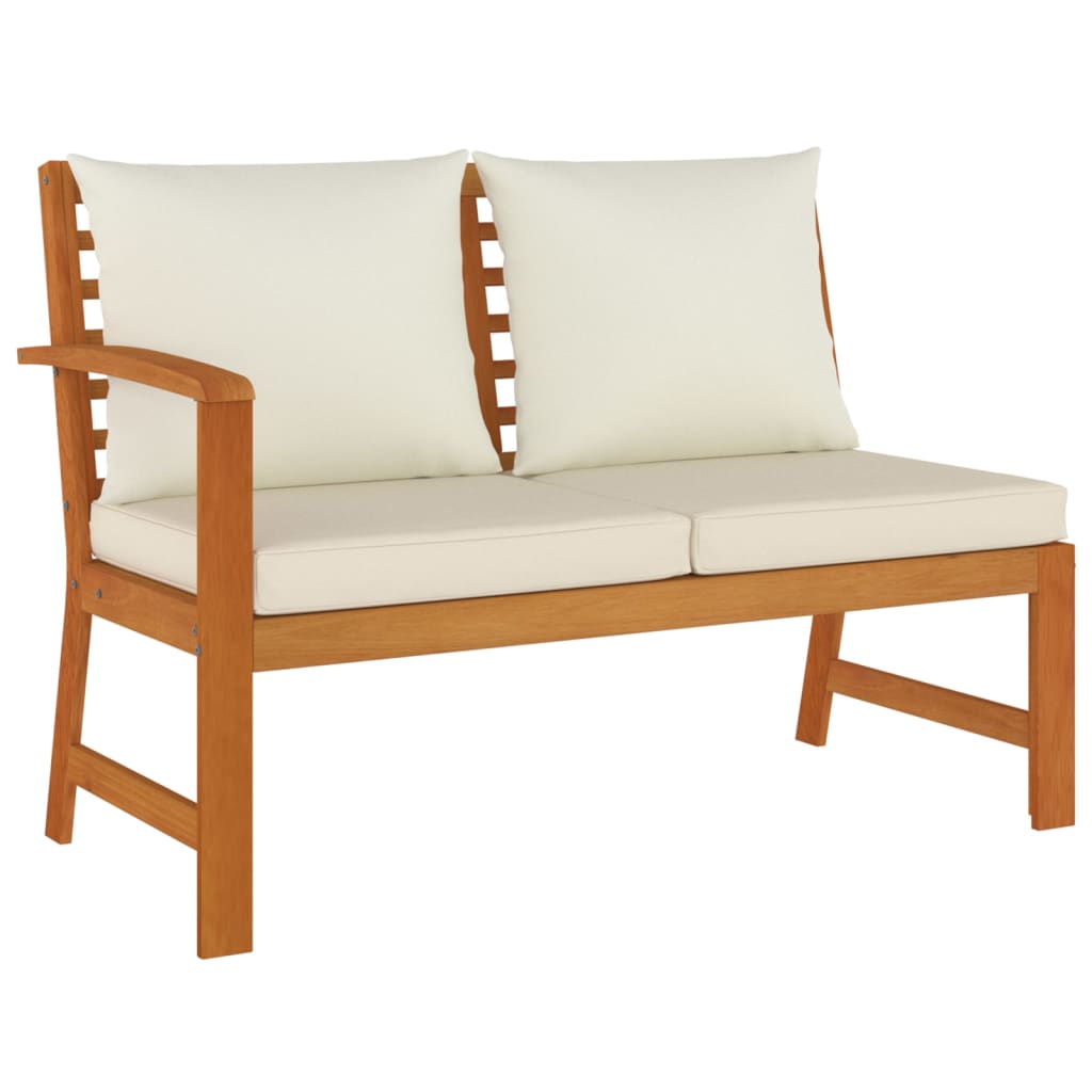vidaXL 7 Piece Garden Dining Set with Cushions Solid Wood Acacia