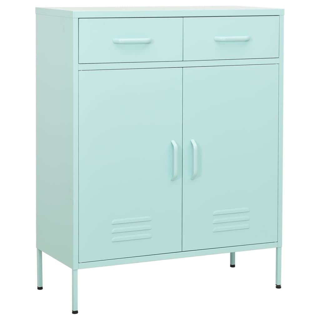 vidaXL Storage Cabinet Mint 80x35x101.5 cm Steel