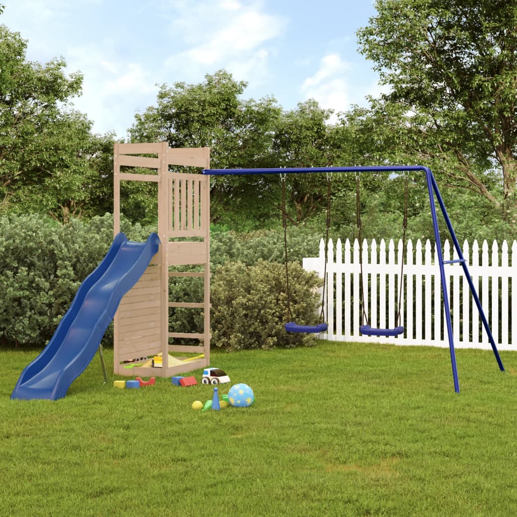 vidaXL Outdoor Playset Solid Wood Pine