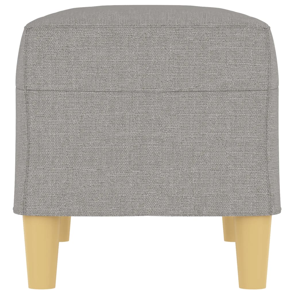 vidaXL Bench Light Grey 70x35x41 cm Fabric