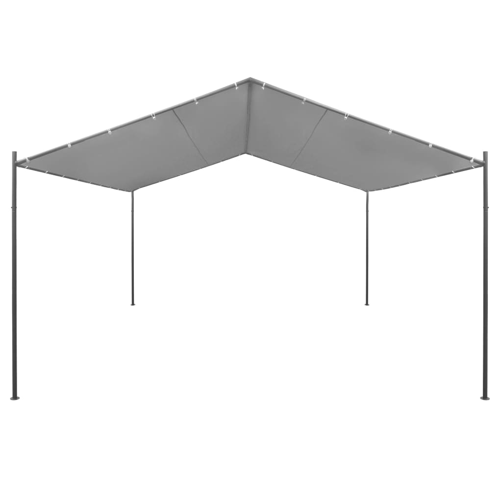 vidaXL Garden Gazebo Steel 400x400x260 cm Anthracite