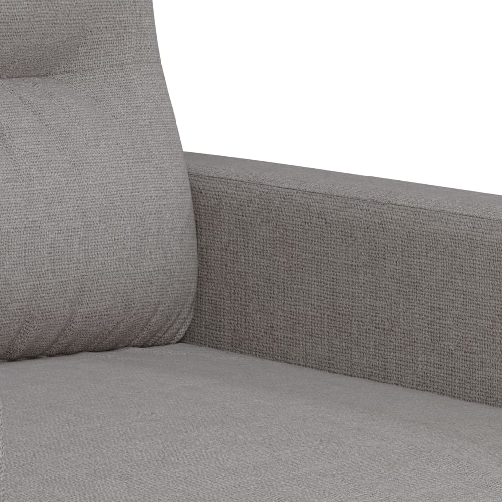 vidaXL Sofa Chair Light Grey 60 cm Fabric