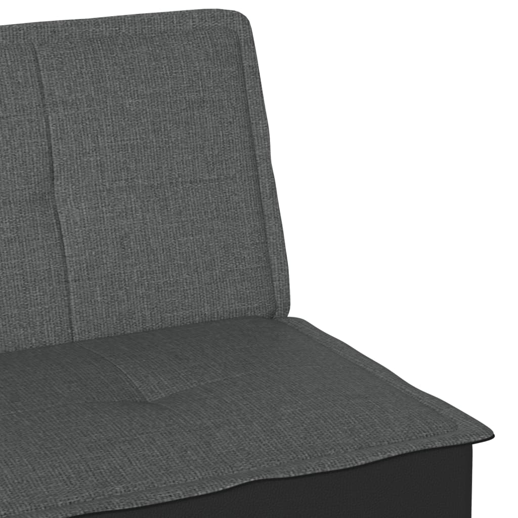 vidaXL Sofa Bed Dark Grey Fabric