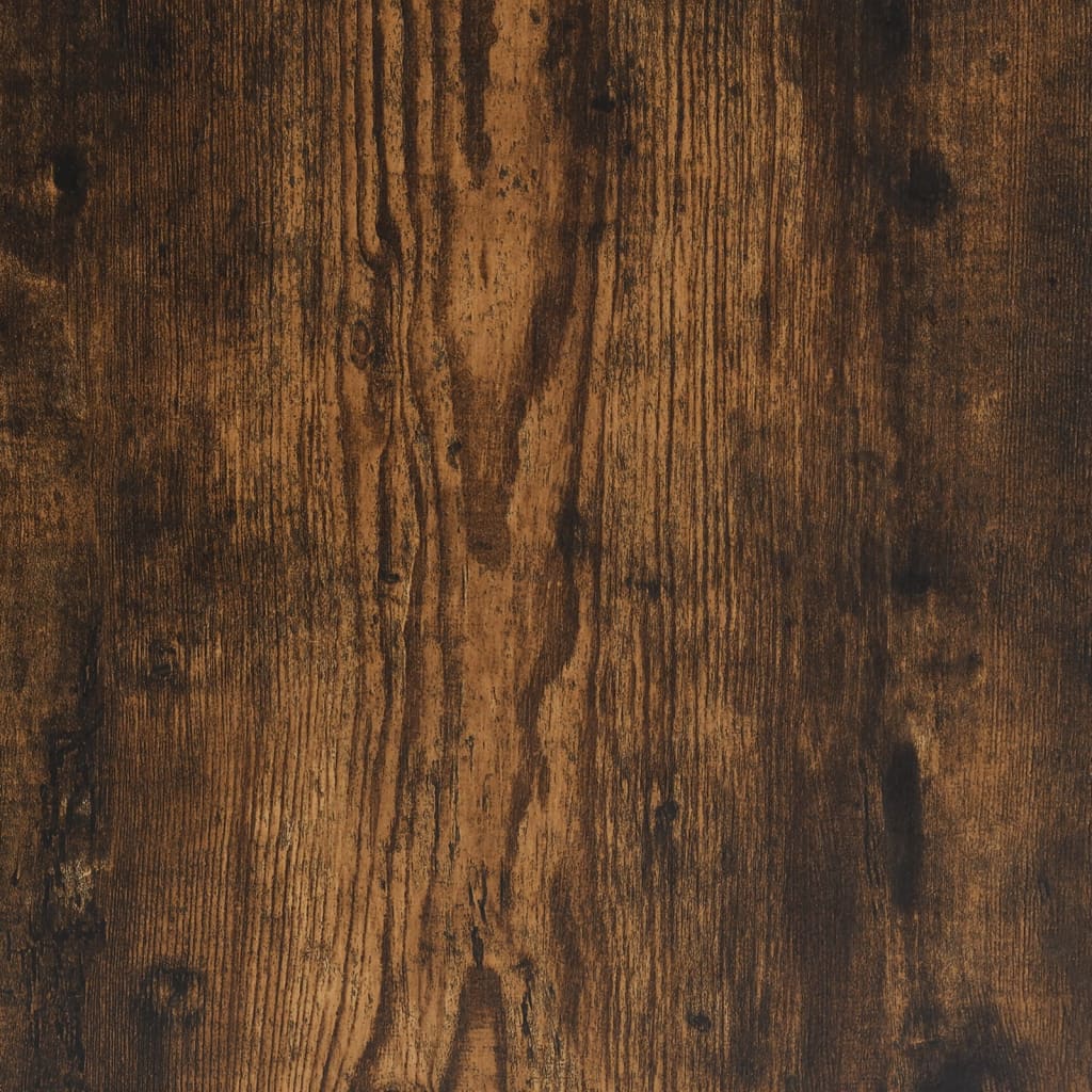 vidaXL Bookcase Smoked Oak 102x30x141.5 cm Engineered Wood