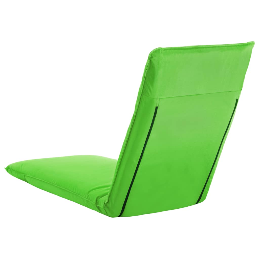 vidaXL Foldable Sunlounger Oxford Fabric Green