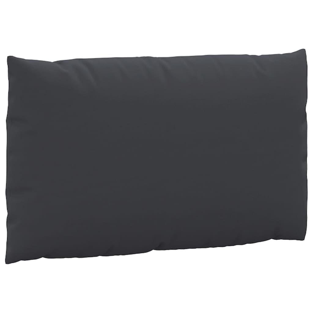 vidaXL Pallet Cushions 2 pcs Black Oxford Fabric