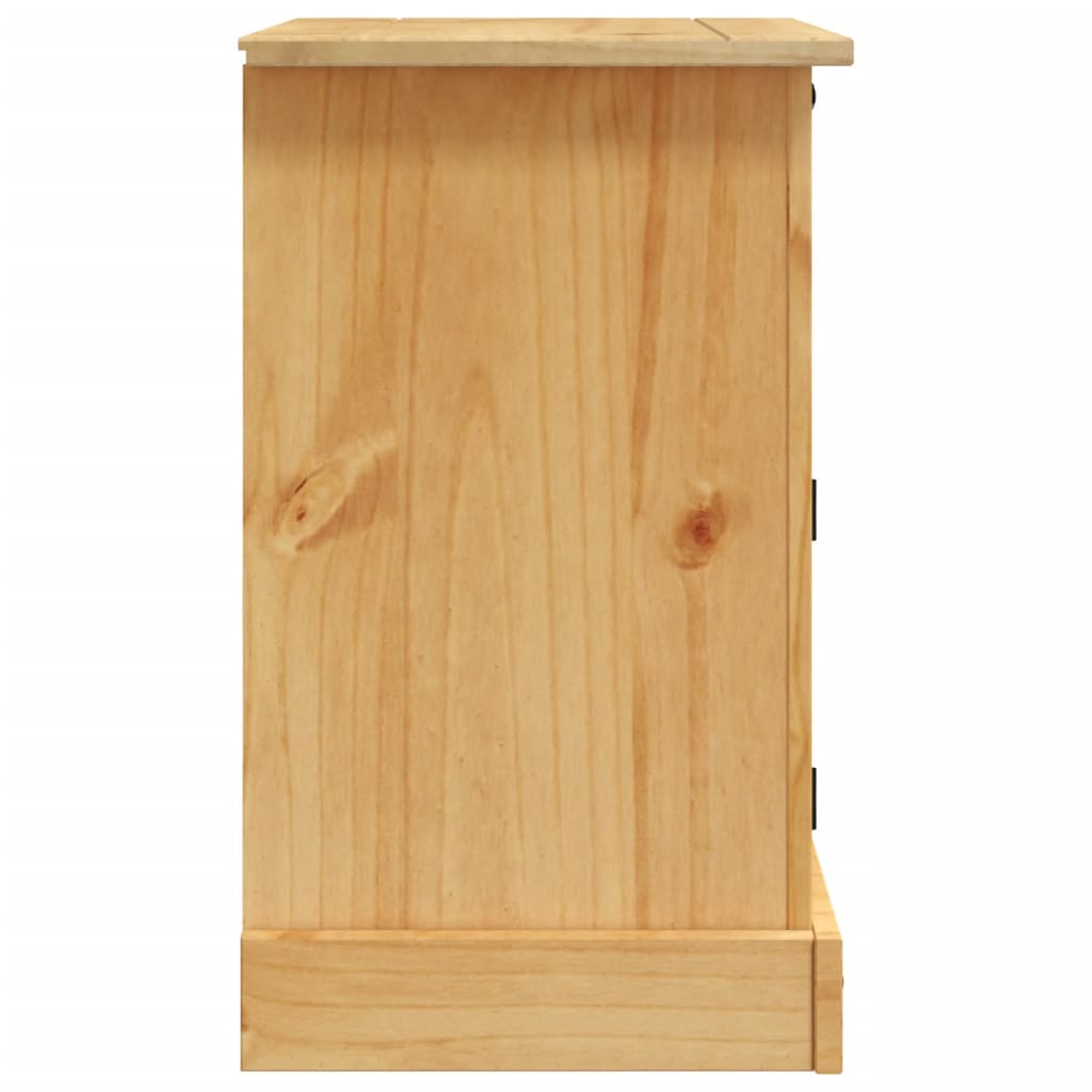 vidaXL Bedside Cabinet Mexican Pine Corona Range 53x39x67 cm