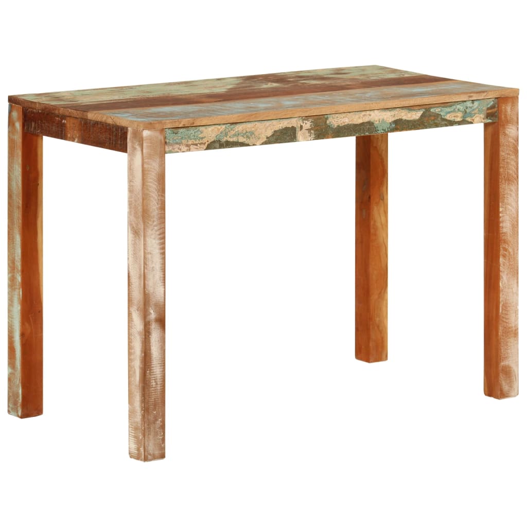 vidaXL Dining Table 110x55x76 cm Solid Wood Reclaimed