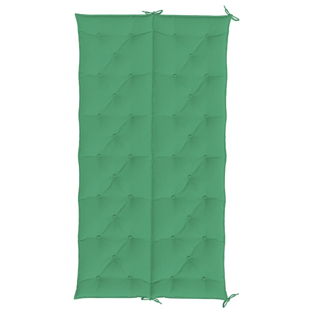 vidaXL Garden Bench Cushion Green 200x(50+50)x7cm Oxford Fabric