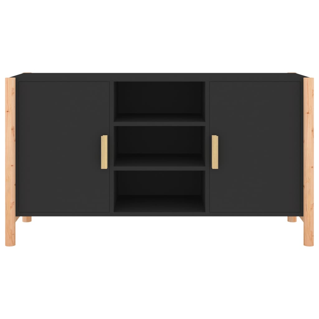 vidaXL Sideboard Black 107x38x60 cm Engineered Wood