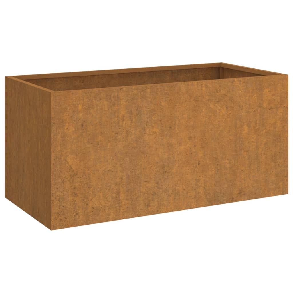 vidaXL Planter 62x30x29 cm Corten Steel