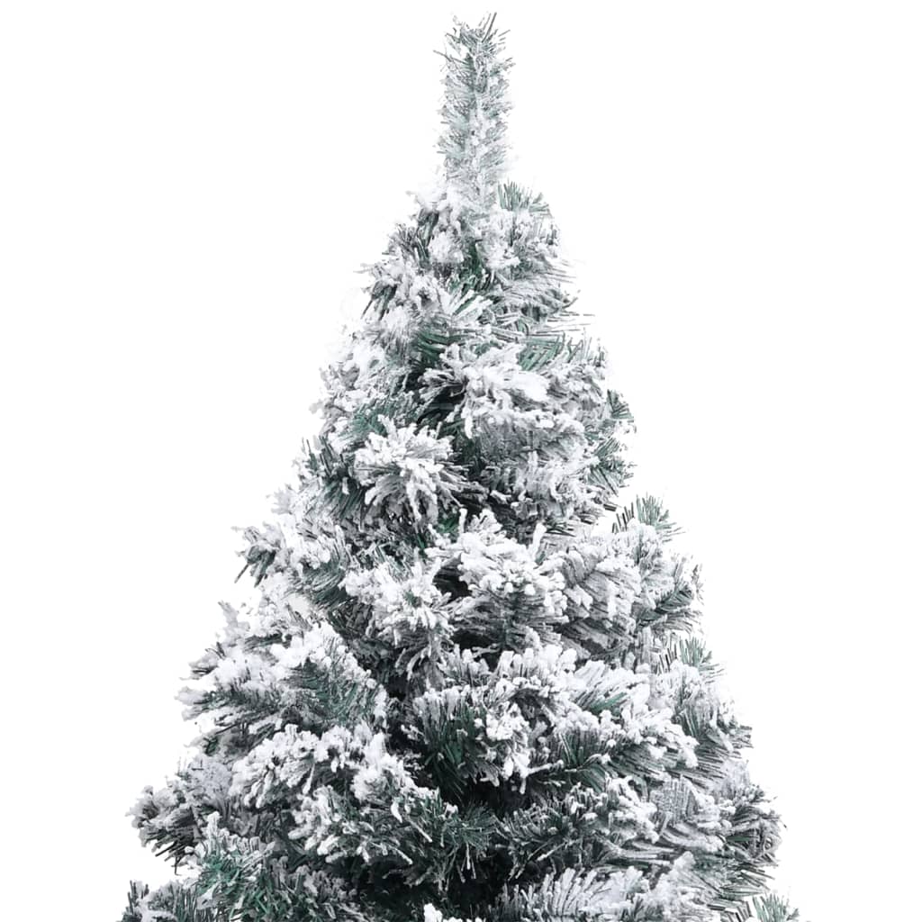 vidaXL Artificial Pre-lit Christmas Tree with Ball Set Green 150 cm PVC