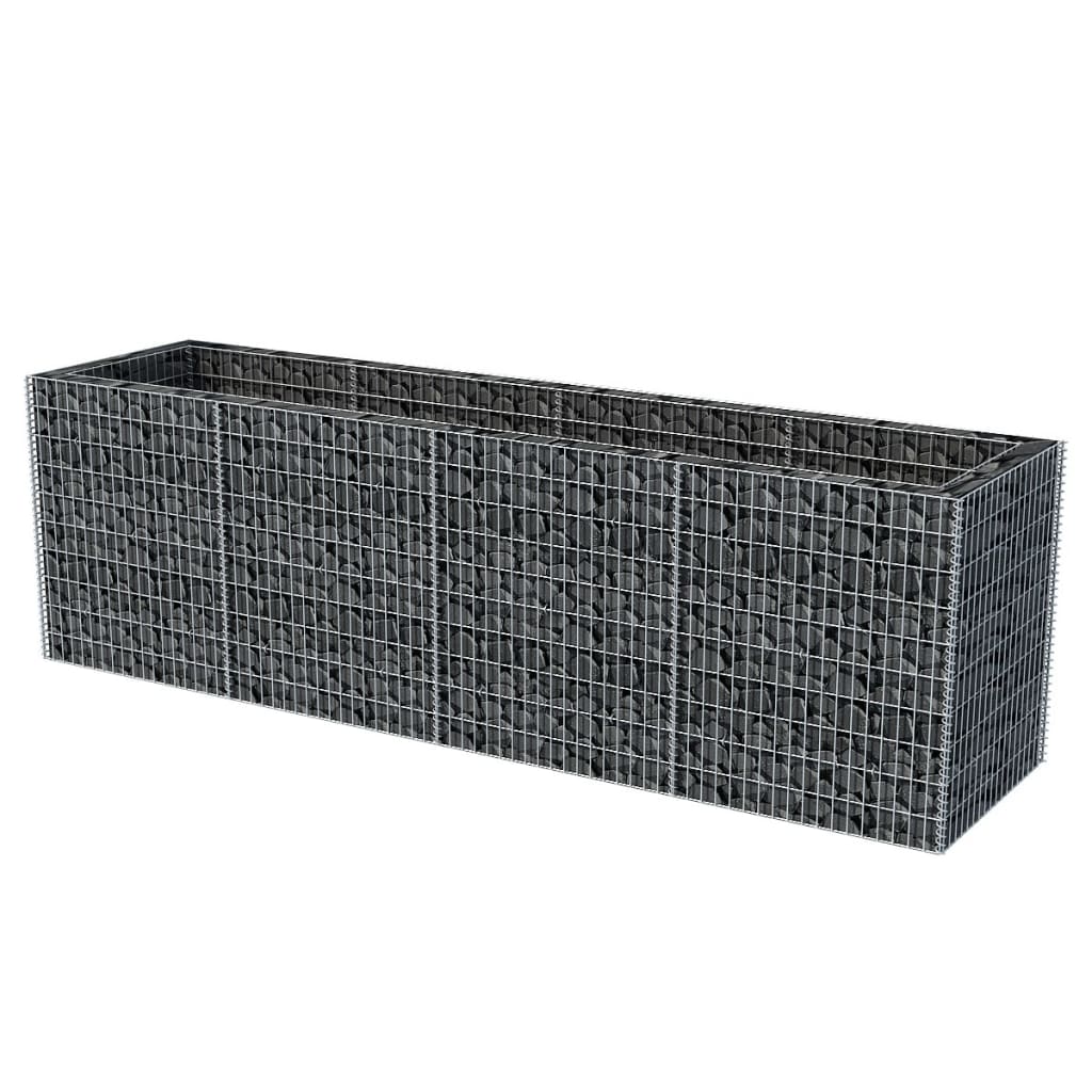 vidaXL Gabion Raised Bed Steel 360x90x100 cm