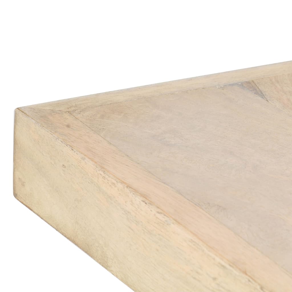 vidaXL Dining Table 180x90x76 cm Solid Bleached Mango Wood