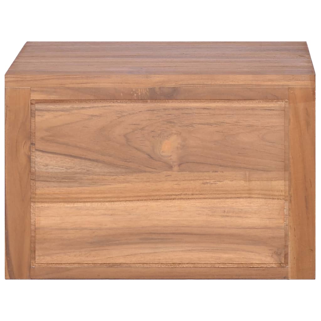 vidaXL Wall-mounted Bathroom Cabinet 45x45x30 cm Solid Teak Wood