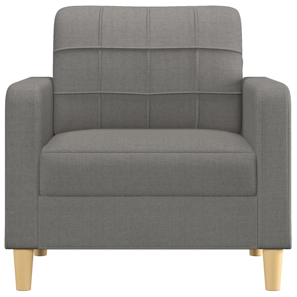 vidaXL Sofa Chair Dark Grey 60 cm Fabric