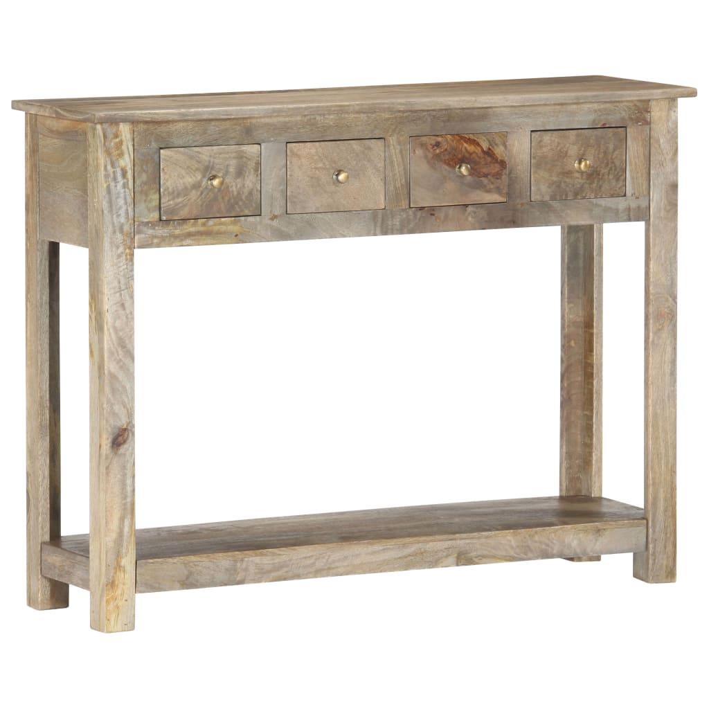 vidaXL Console Table 100x30x76 cm Solid Mango Wood