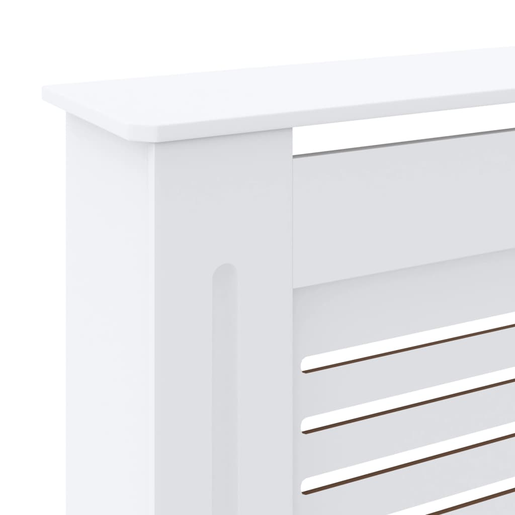 vidaXL MDF Radiator Cover White 205 cm