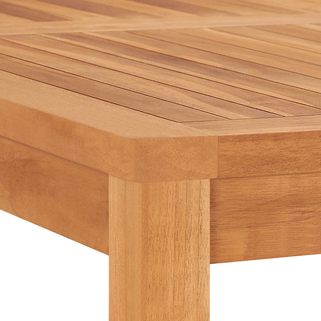 vidaXL 5 Piece Garden Dining Set Solid Teak Wood